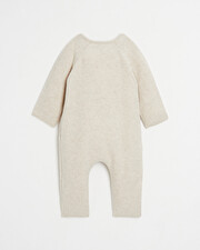 Combinaison longue en tricot Coloris beige chiné Natalys