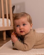 Combinaison longue en tricot Coloris camel Natalys