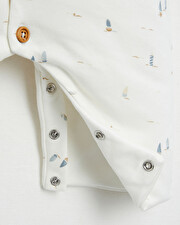 Combinaison longue en coton Imprimé bateau Natalys