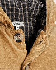 Combi-pilote en velours Coloris camel Natalys