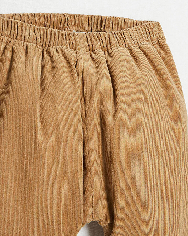Pantalon en velours Coloris camel  Natalys
