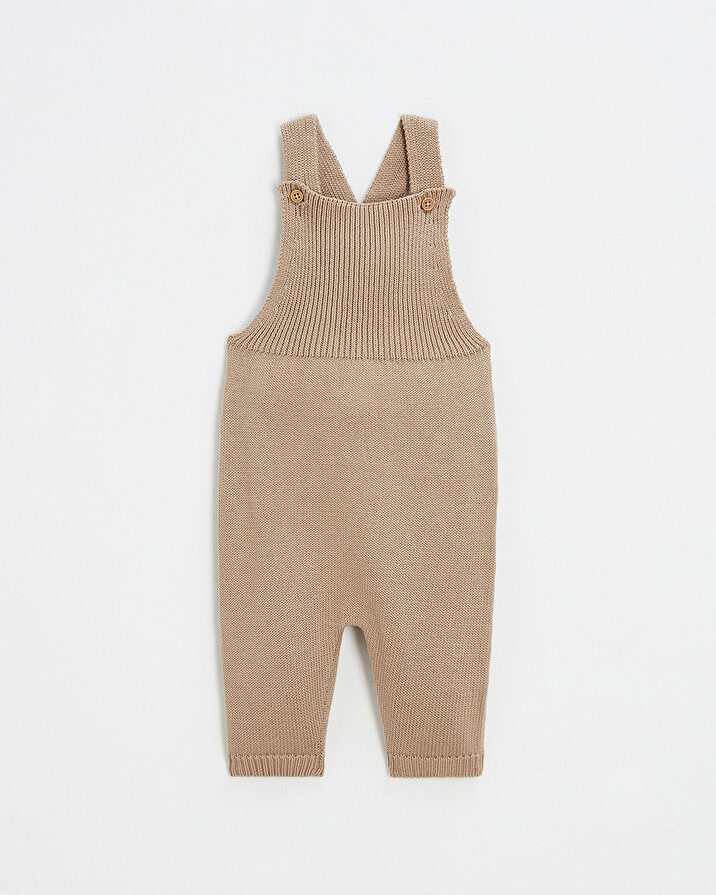 salopette en tricot Coloris camel Natalys