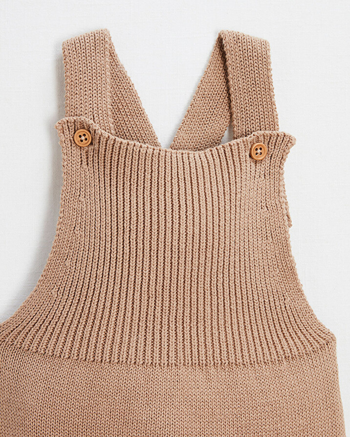 salopette en tricot Coloris camel Natalys