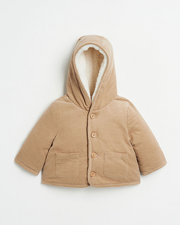 Veste en velours doublée Coloris camel Natalys
