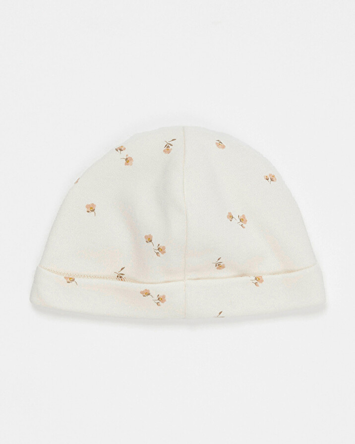 Bonnet de naissance Imprimé fleurs Natalys