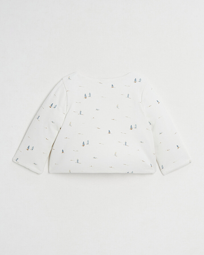 Brassière croisée ouatinée Imprimé bateau Natalys