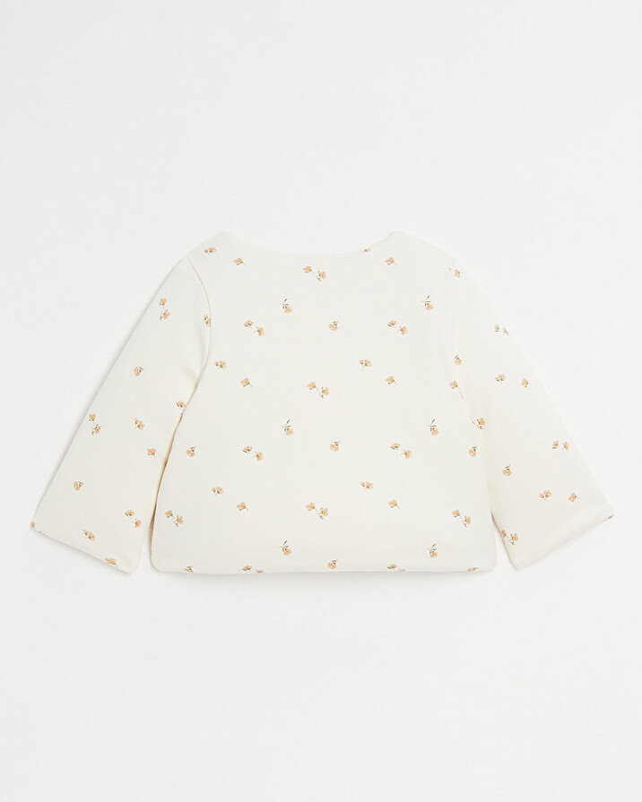Brassi&egrave;re crois&eacute;e ouatin&eacute;e Imprim&eacute; fleurs  Natalys