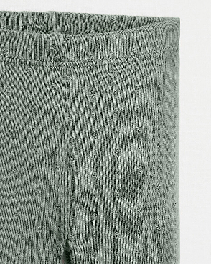 Caleçon sans pied en coton Coloris vert Natalys