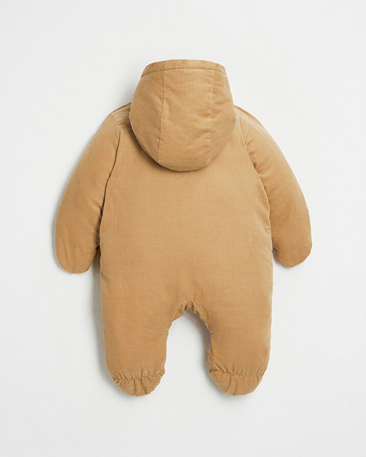 Combi-pilote en velours Coloris camel Natalys