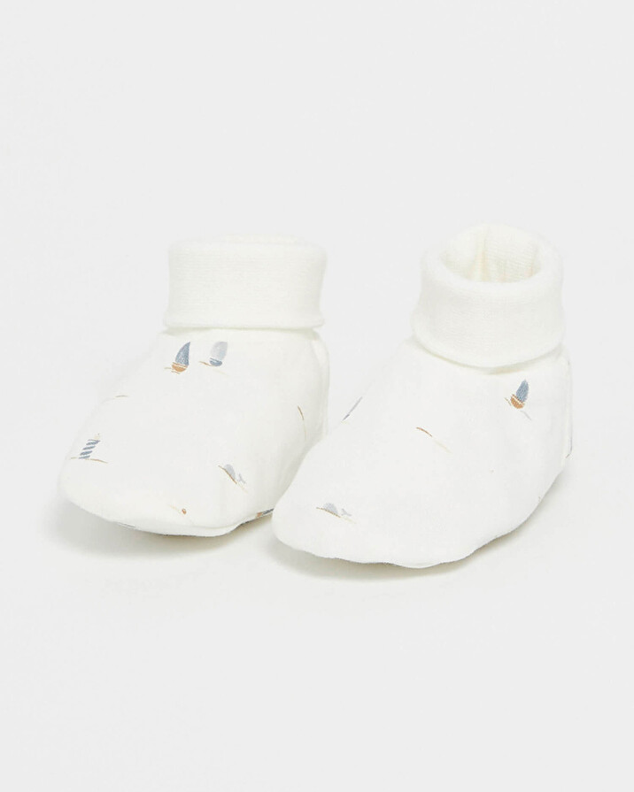 Chaussons en coton Imprimé bateau Natalys