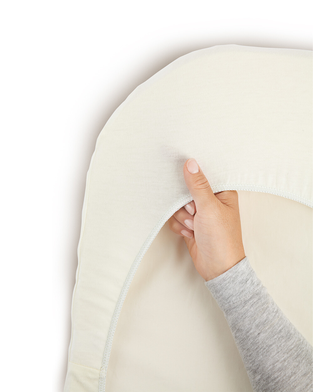 Drap housse berceau Coloris blanc  Babybj&ouml;rn