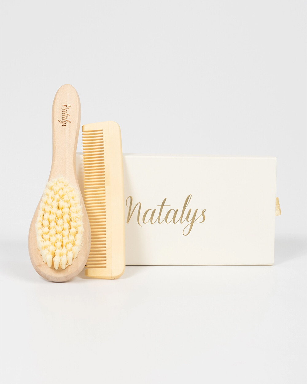 Brosse et peigne Coffret de naissance Natalys