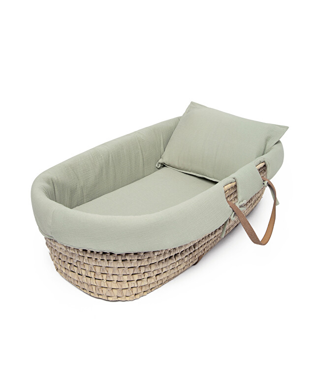 Parure de couffin Coloris dune powder Babyshower