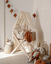 Ciel de lit Dreamy canopy Coloris ivory powder Babyshower