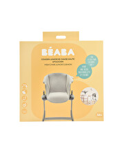 Coussin d'assise junior pour chaise haut... Coloris gris  B&eacute;aba