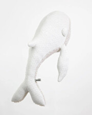 Peluche baleine 83 cm Coloris albino Bigstuffed