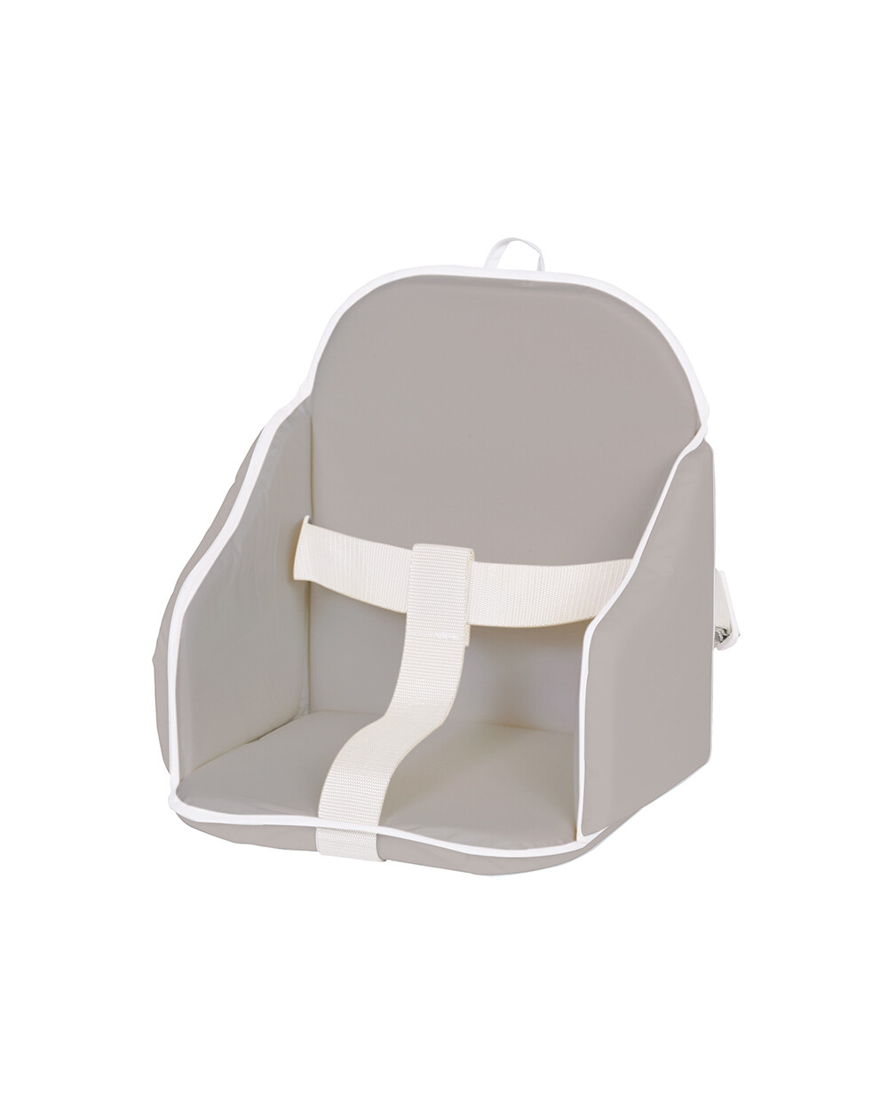 Coussin de chaise haute Coloris gris/blanc Candide