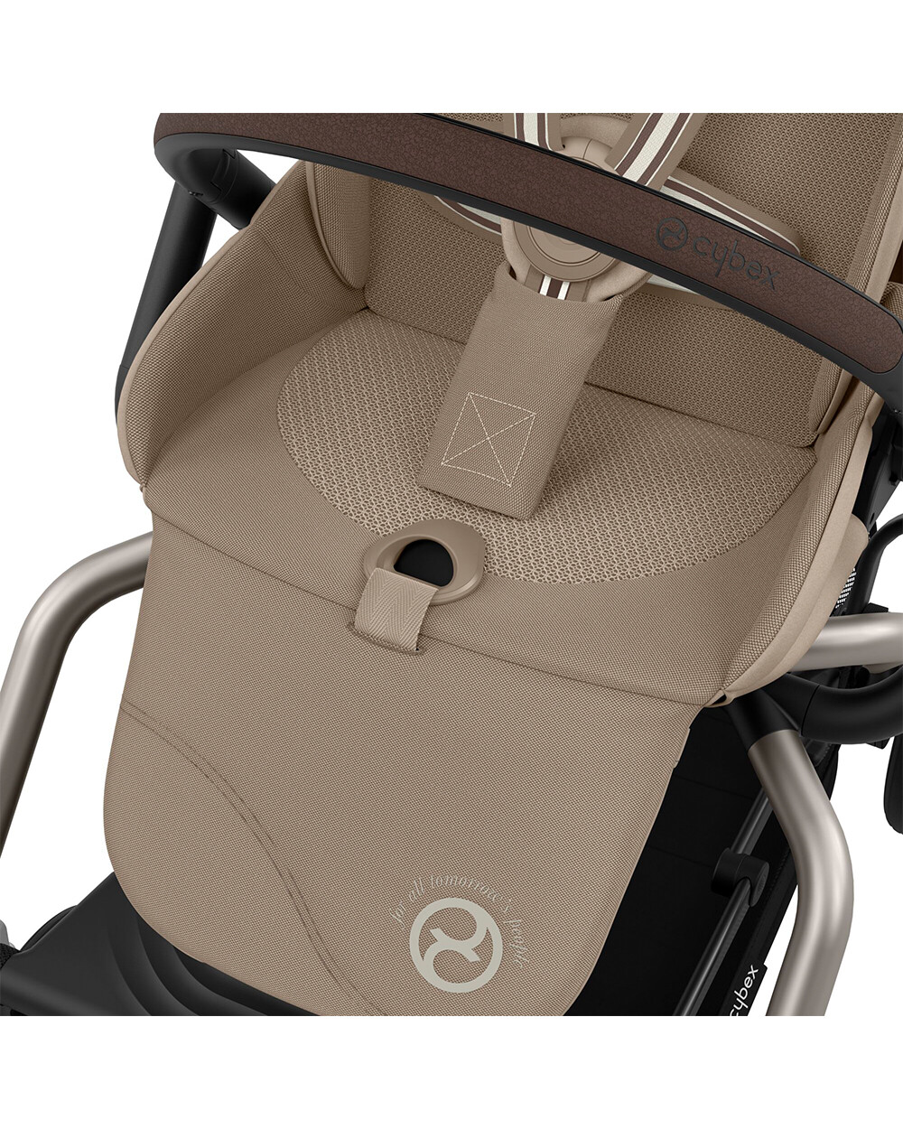 Poussette Eezy S Twist+2 Châssis noir coloris magic black Cybex