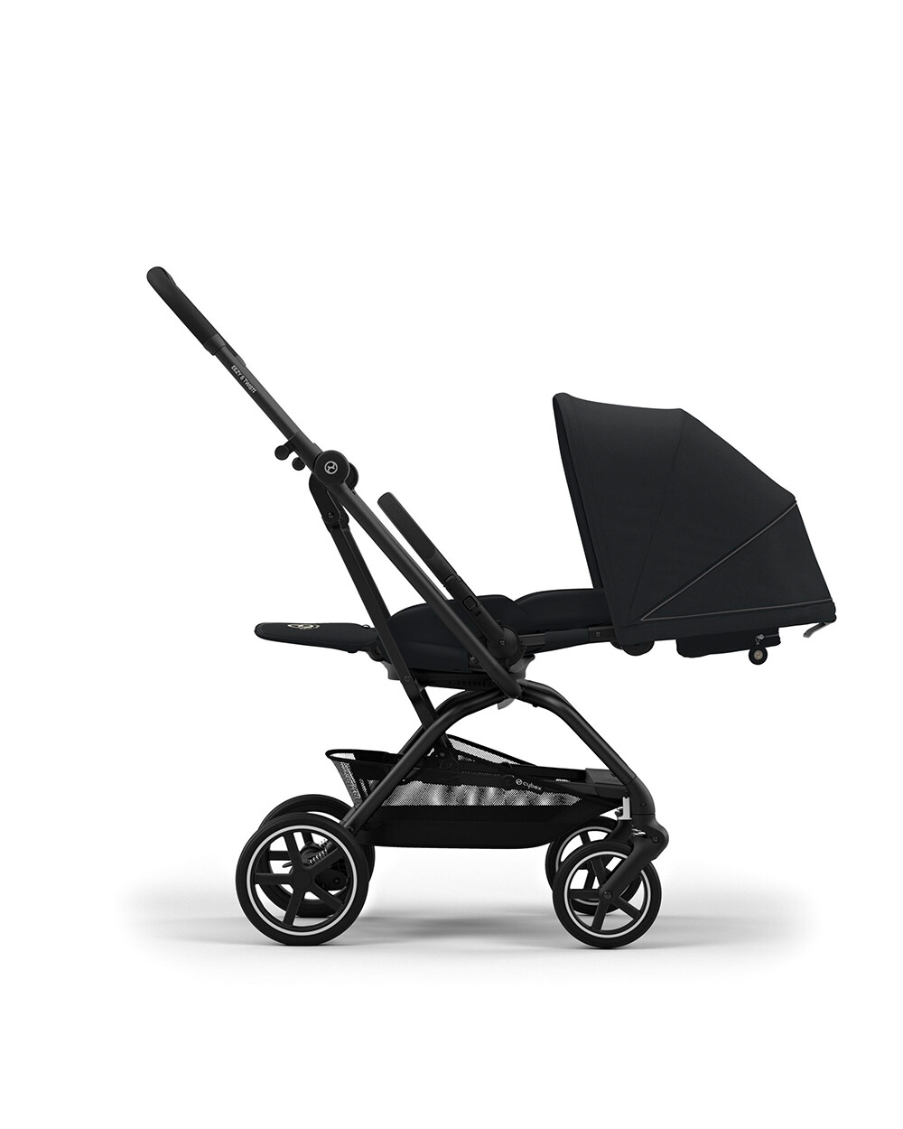 Poussette Eezy S Twist+2 Châssis noir coloris magic black Cybex