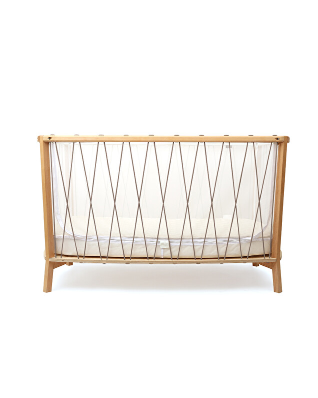 Lit bébé évolutif Kimi 60x120 cm Coloris hazelnut  Charlie Crane