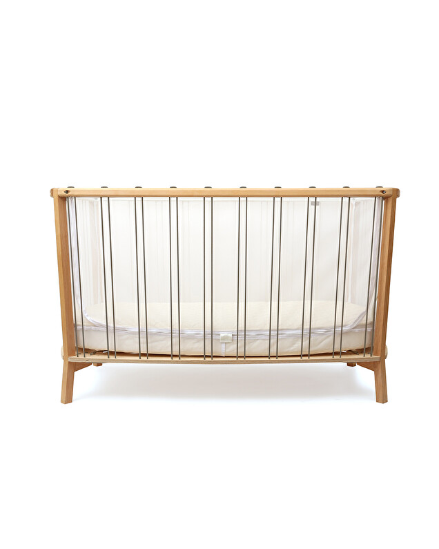 Lit bébé évolutif Kimi 60x120 cm Coloris hazelnut  Charlie Crane
