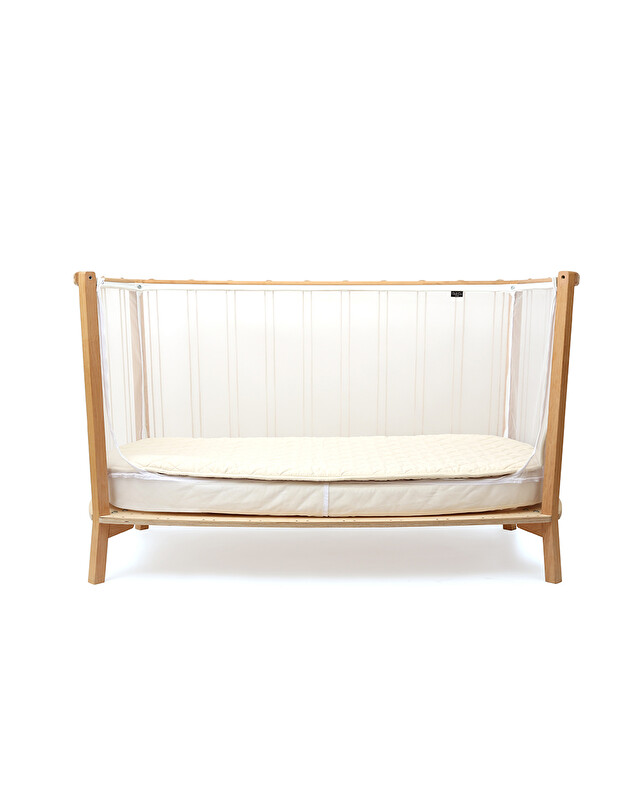 Lit bébé évolutif Kimi 60x120 cm Coloris hazelnut  Charlie Crane