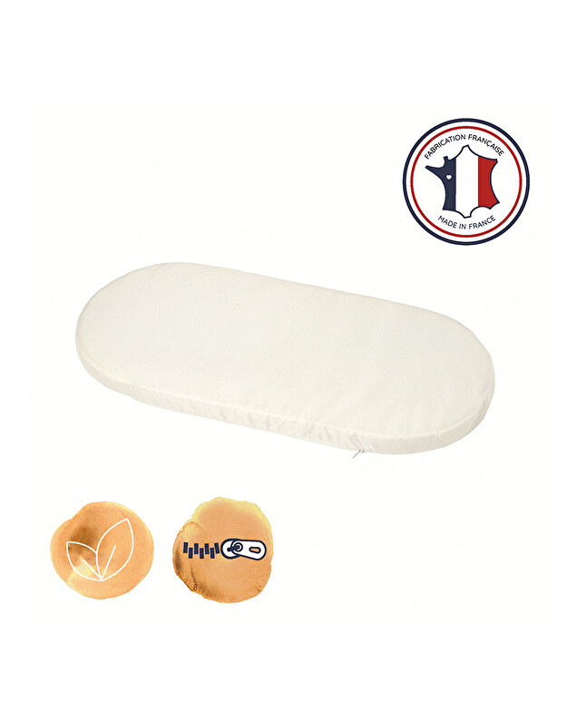 Matelas de landau 32x72 cm Déhoussable  Candide