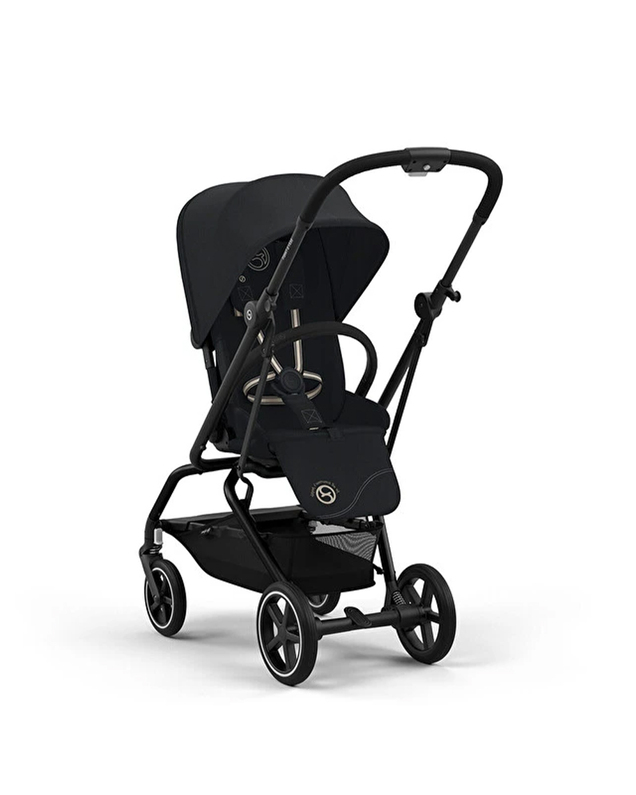 Poussette Eezy S Twist+2 Châssis noir coloris magic black Cybex