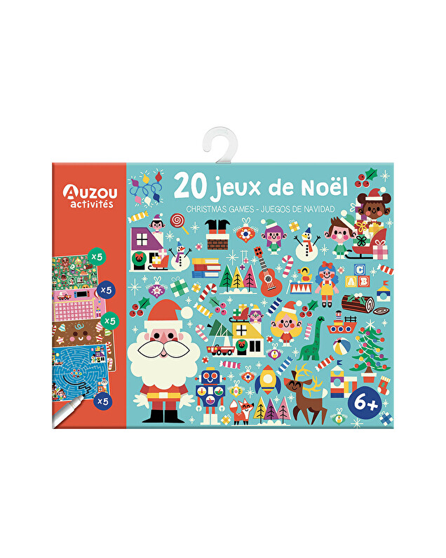 Ma pochette de jeux 20 jeux de Noël  Auzou