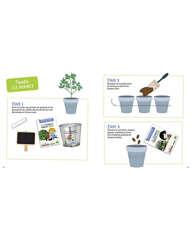 Mon premier coffret Je jardine comme un grand Auzou