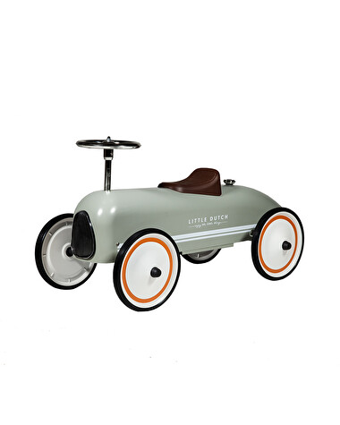 Porteur voiture r&eacute;tro Coloris olive  Little Dutch