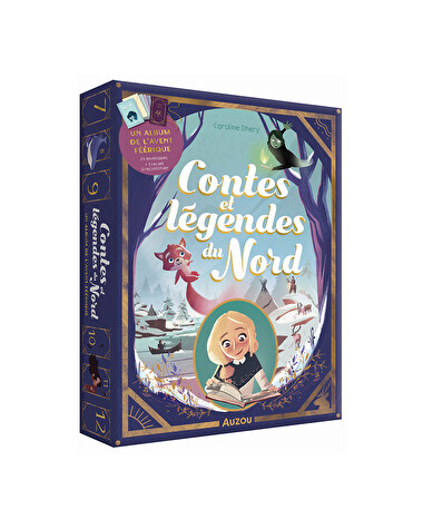Mon album de l'avent f&eacute;erique Contes et l&eacute;gendes du Nord  Auzou