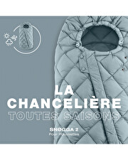 Chancelière Snogga 2 Coloris moon black Cybex