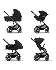 Poussette Balios S Lux Coloris moon black Cybex