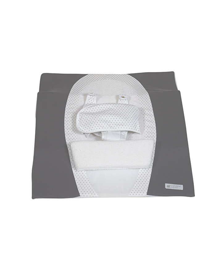 Plan inclin&eacute; 30&deg; Morpho clive Coloris gris/blanc  Candide