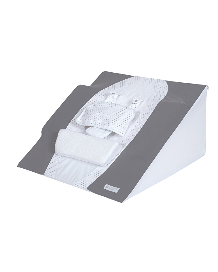 Plan inclin&eacute; 30&deg; Morpho clive Coloris gris/blanc  Candide