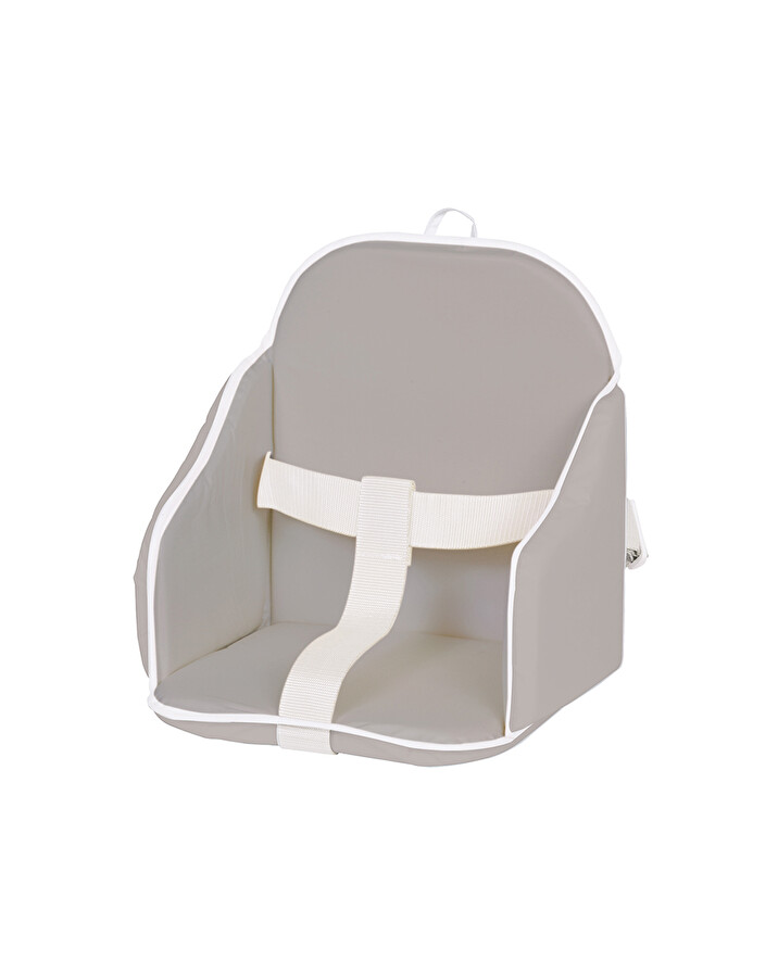 Coussin de chaise haute Coloris gris/blanc Candide