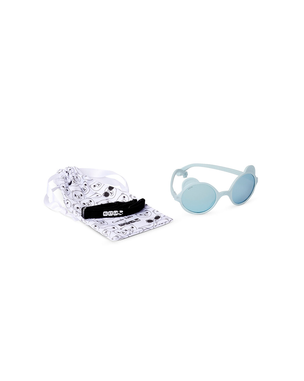Lunettes de soleil Ourson 1-2 ans Coloris bleu ciel Ki Et La
