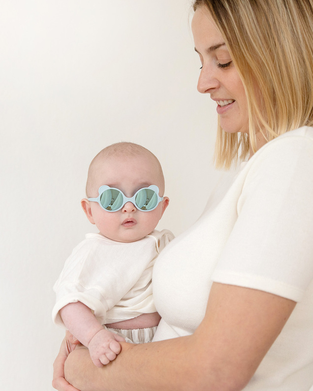 Lunettes de soleil Ourson 1-2 ans Coloris bleu ciel Ki Et La