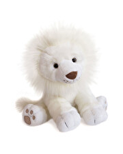 Peluche Lion des Neiges 28 cm Coloris blanc Histoire d'Ours