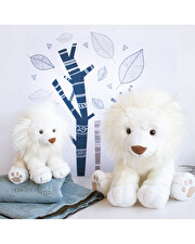 Peluche Lion des Neiges 28 cm Coloris blanc Histoire d'Ours