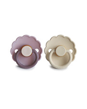 Lot de 2 sucettes Daisy bloom latex Coloris lavender haze/cream  Frigg