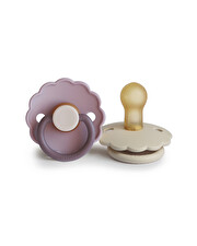 Lot de 2 sucettes Daisy bloom latex Coloris lavender haze/cream  Frigg