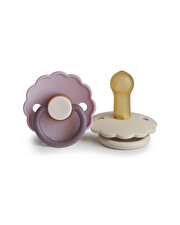 Lot de 2 sucettes Daisy bloom latex Coloris lavender haze/cream  Frigg