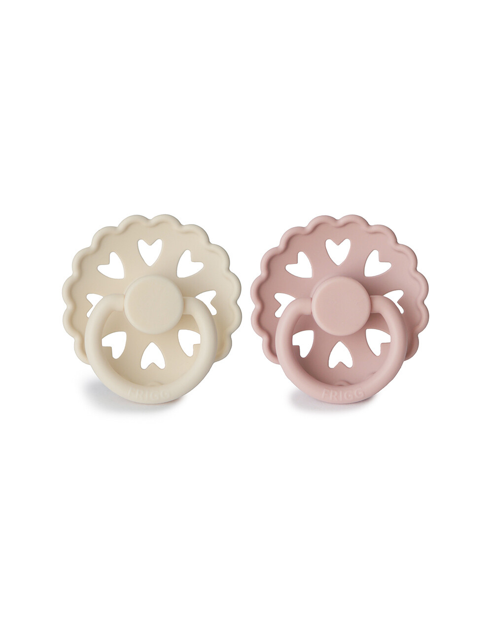 Lot de 2 sucettes Fairytale silicone Coloris duckling/girl Frigg