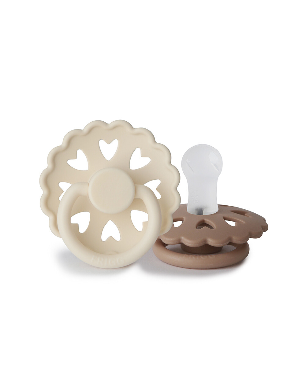 Lot de 2 sucettes Fairytale silicone Coloris duckling/emperor Frigg