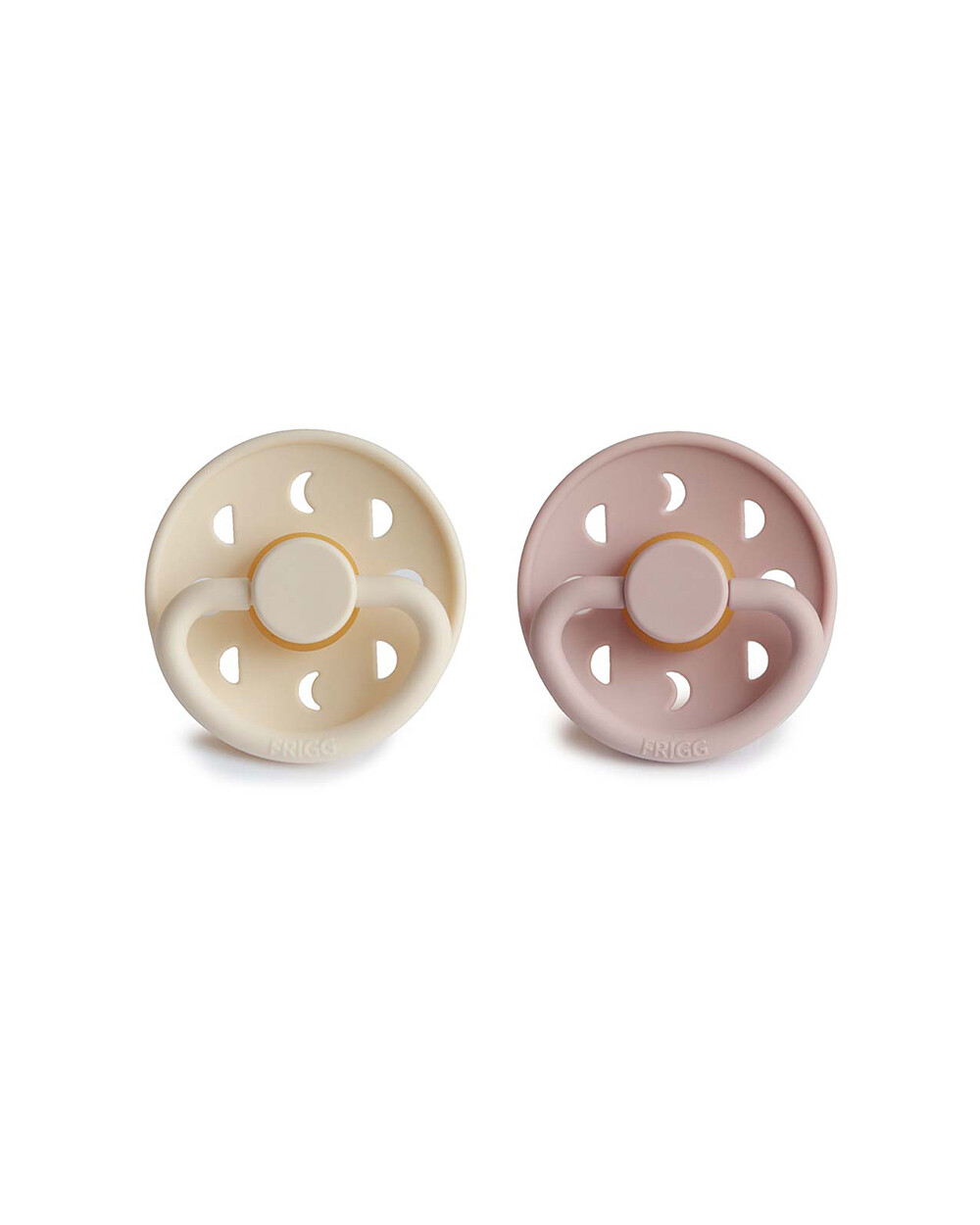 Lot de 2 sucettes Moon latex Coloris blush/cream  Frigg