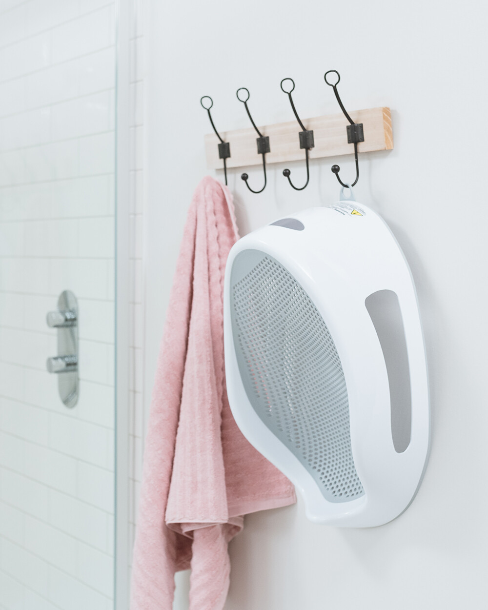 Transat de bain BÉBÉ ANGEL - Ergonomique - Gris - 0 à 6 mois - Confortable et esthétique