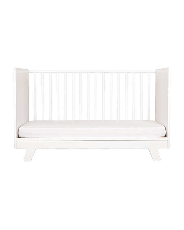 Lit évolutif Lubin 70x140 cm Coloris blanc  Natalys