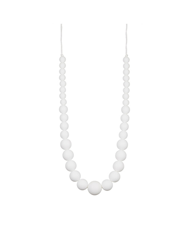 Collier d'allaitement Louise Coloris blanc  Minty Wendy